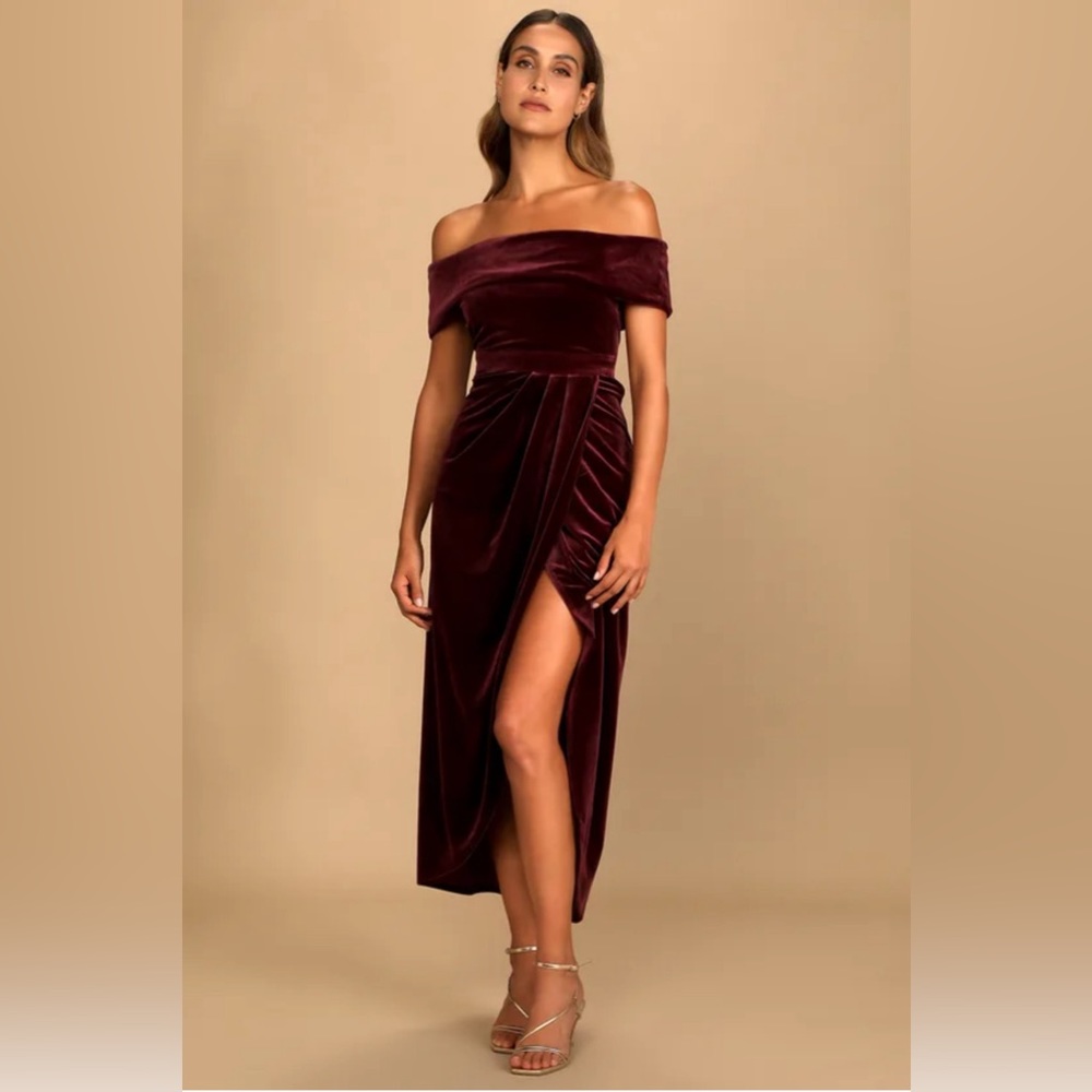 Lulu’s off shoulder dress